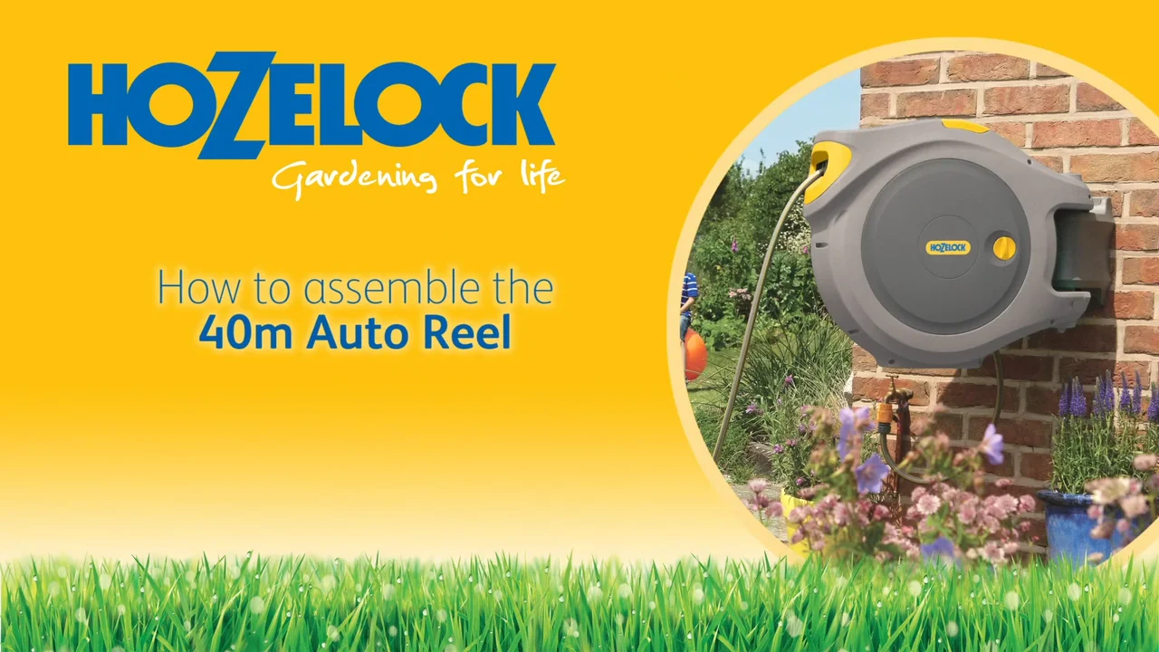 How To  Assemble & mount the Hozelock Auto Reel (40m & Flowmax