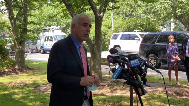 Southampton Town Supervisor Jay Schneiderman Holds Press Conference On Chainsmokers Concert