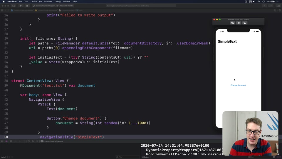Creating a custom property wrapper using DynamicProperty