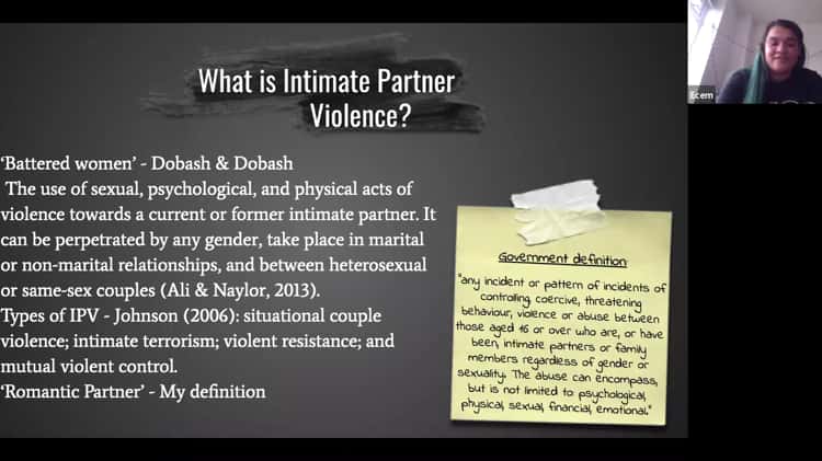 Sex Work and Intimate Partner Violence with Ecem Hasan 27 July  