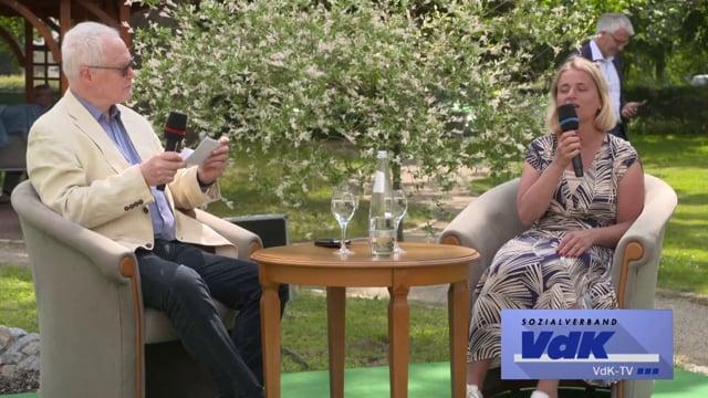 Dialog im Park mit Verena Bentele