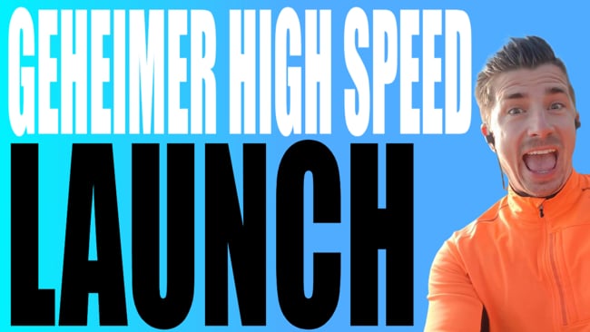 Mein geheimer High Speed Produkt Launch
