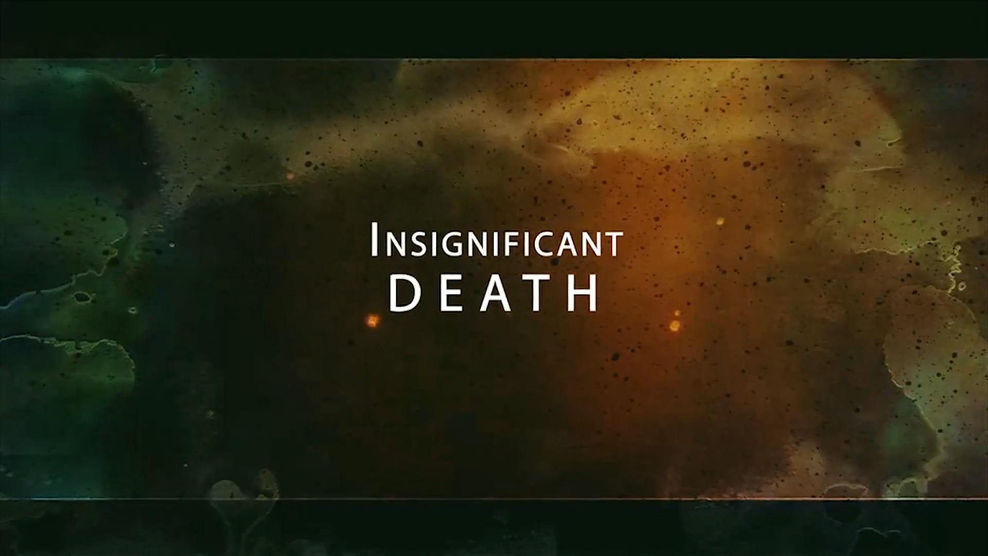 Insignificant Death - Premiere!