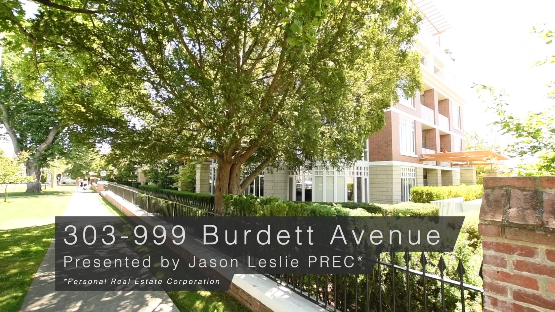 Jason Leslie PREC presents 303-999 Burdett Avenue