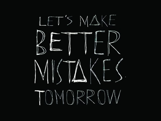 Let’s Make Better Mistakes Tomorrow Teaser 2 from peepshow