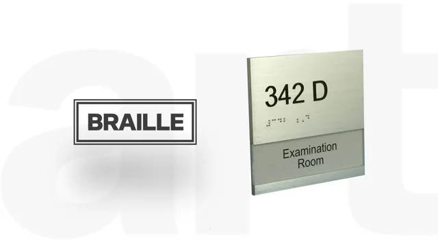 Braille Architectural Sign Manufacturing — Steel Art Company