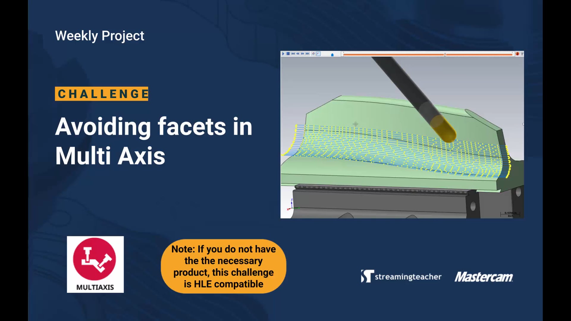 Avoiding facets in Multi Axis