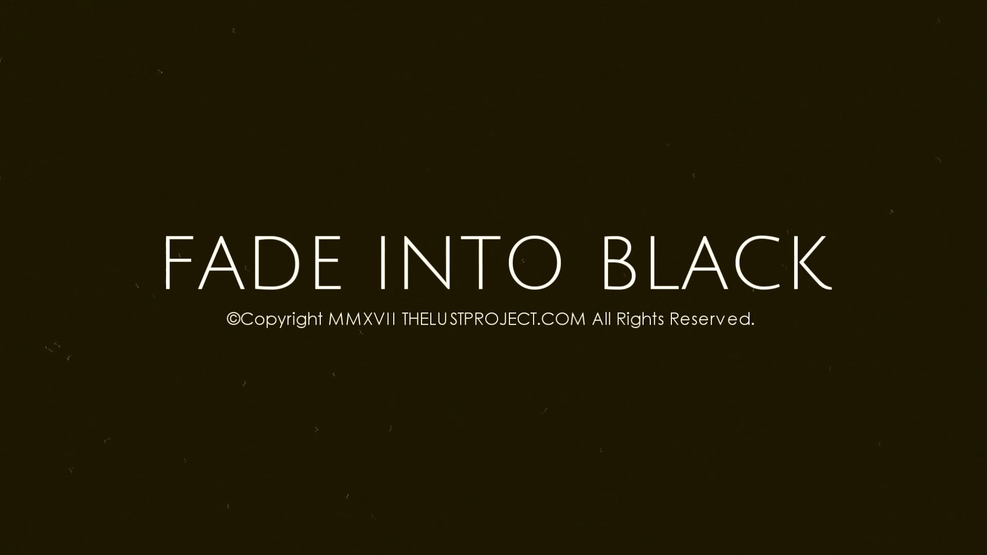 FADE INTO BLACK (FINAL)