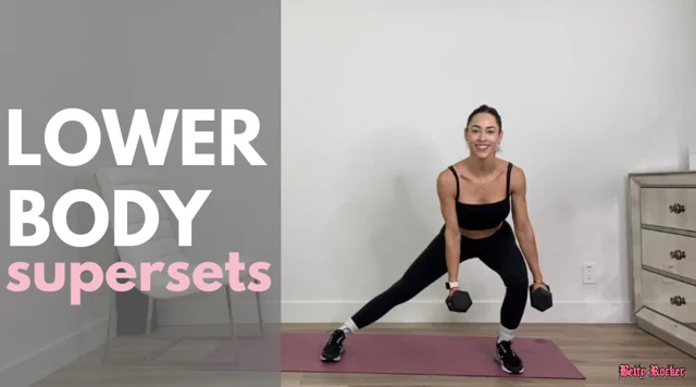 Lower body online superset