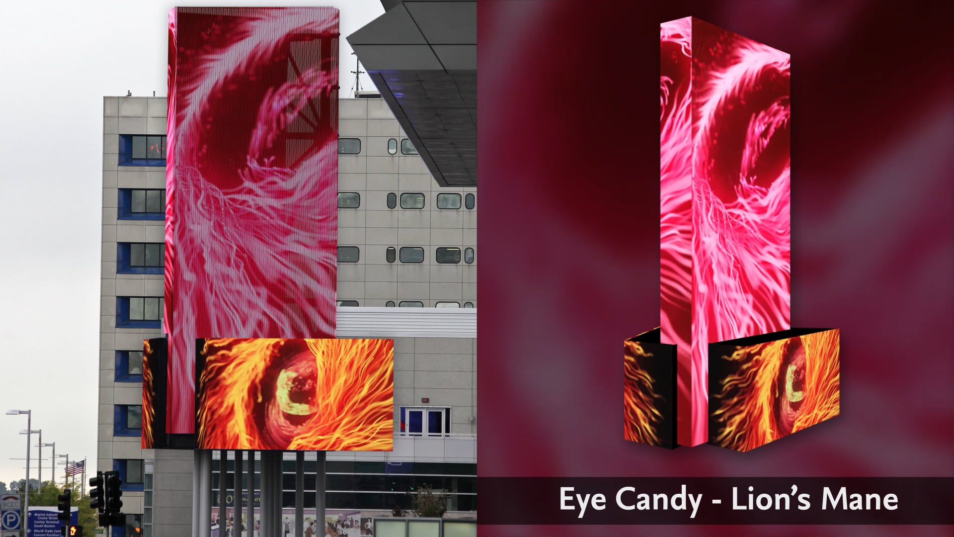 BCEC Marquee | Lion's Mane Eye Candy