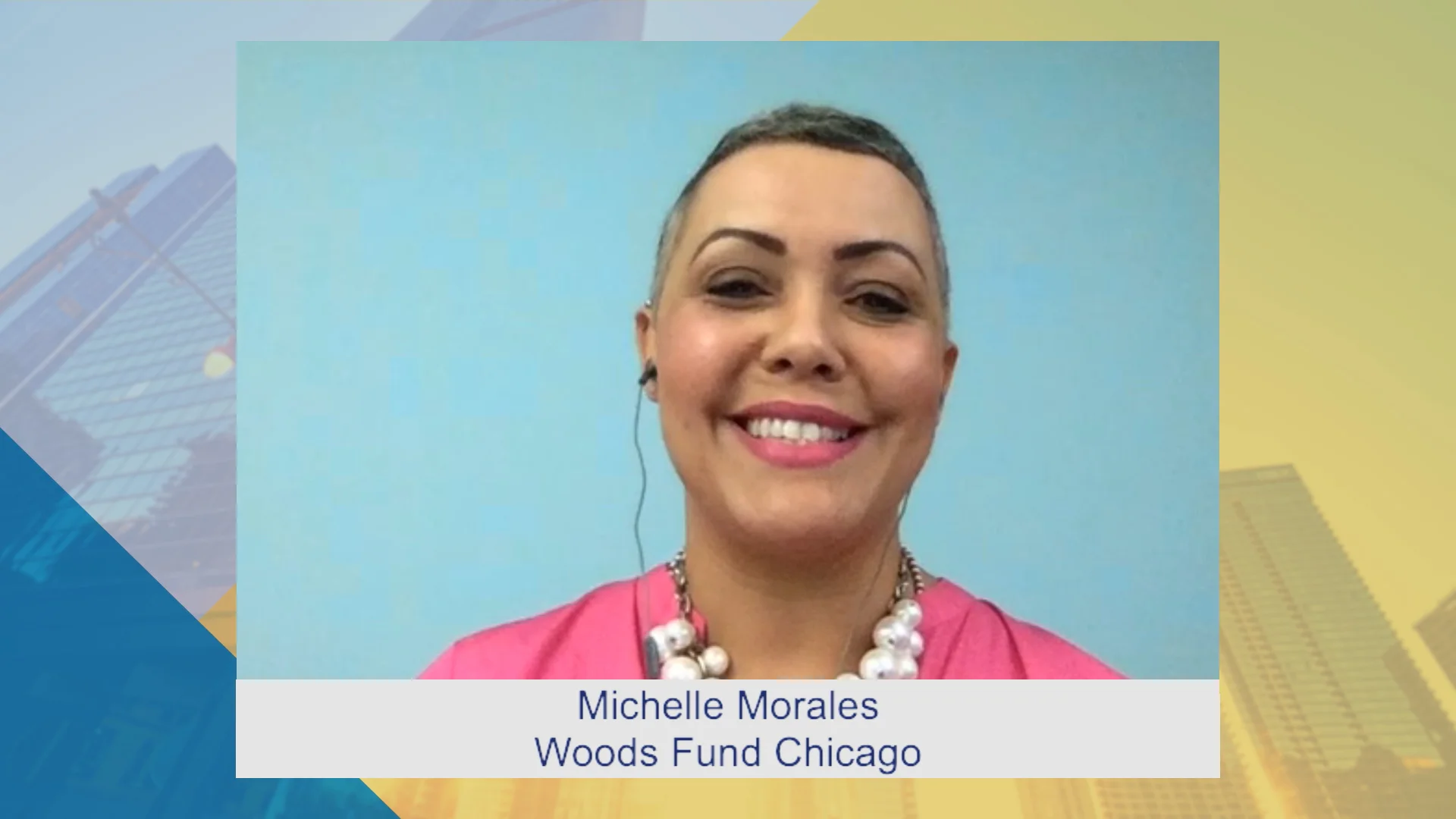 Michelle Morales President Woods Fund Chicago