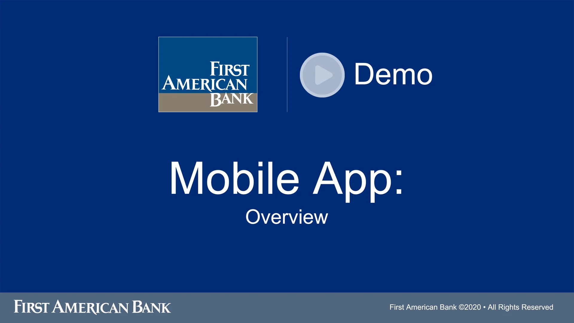 first-american-bank-health-account-services-mobile-app-overview-demo-on