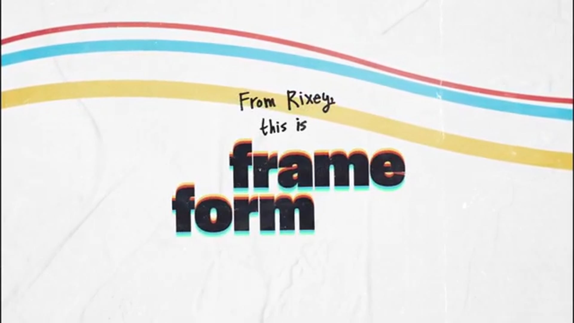 Frameform Show Trailer