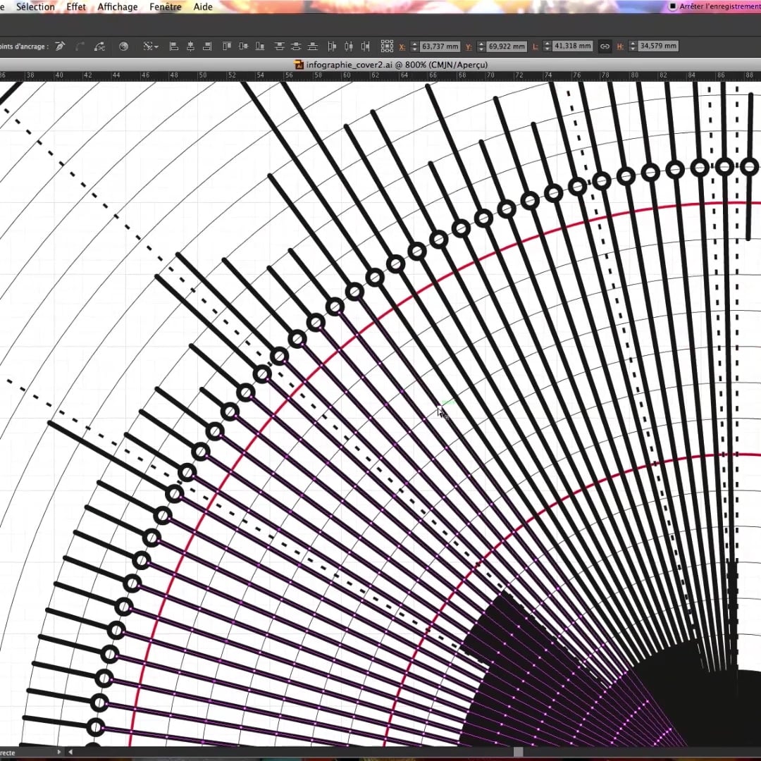 Timelapse data visualization cover activity report AER 2018 on Vimeo