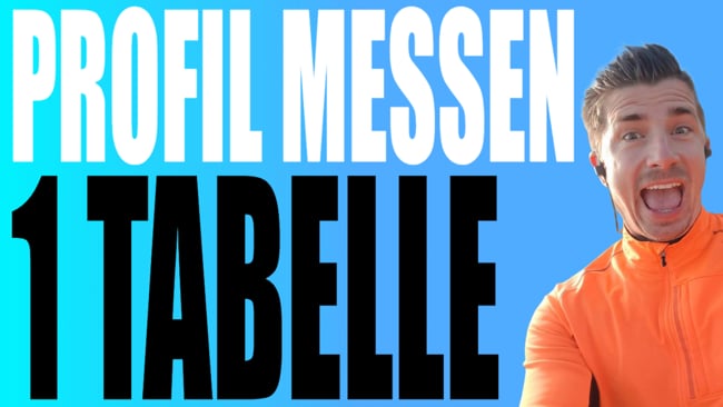 Erfolg mit Profil messen: 1) Die Tabelle