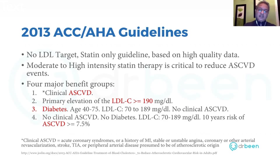 (Webinar) Dyslipidemia Management-ACC/AHA guideline Overview