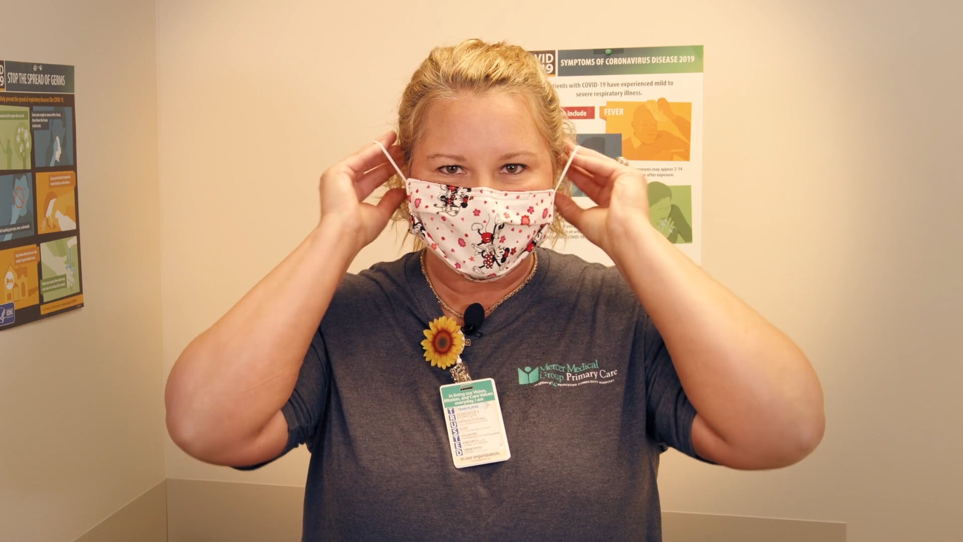 How to Wear a Mask Mercer Medical Group on Vimeo