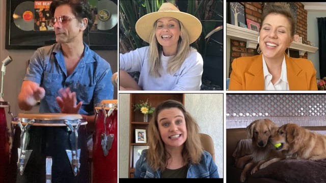 Jeff Franklin & the cast or Full House
