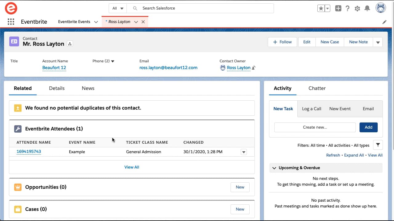 Eventbrite for Salesforce - Overview on Vimeo