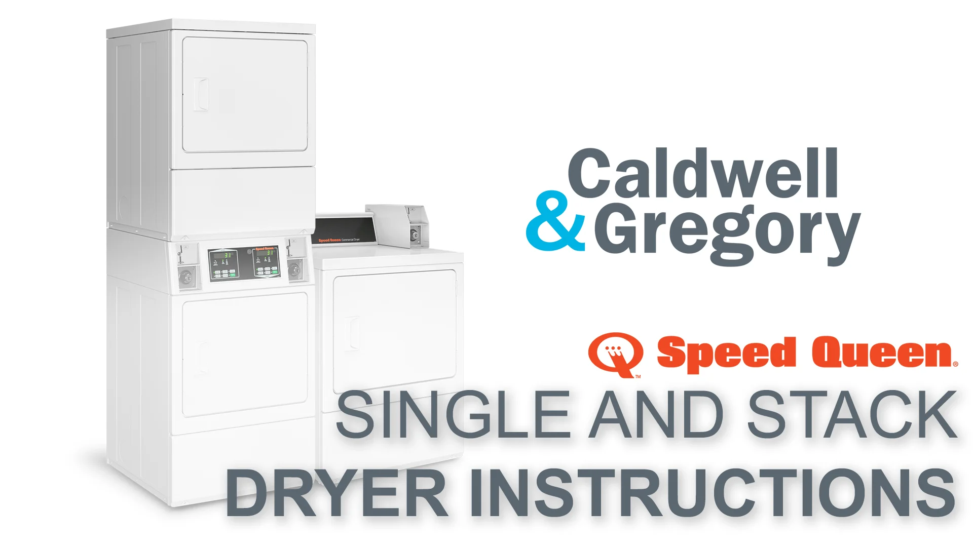 The Cost Of Commercial Washers & Dryers - Caldwell & Gregory