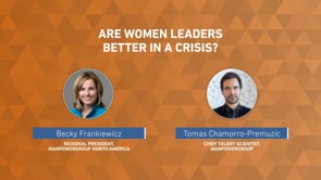 Are women better suited to lead in a crisis?