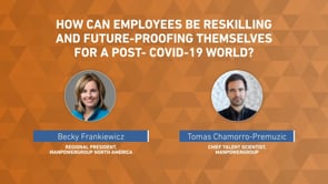 How can people be reskilling and future-proofing themselves for a post-Covid world?