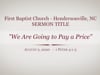 2020-08-02 Sermon - Steve Scoggins