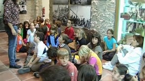 La primera escola visita el MASLE dins el projecte MUSEUS