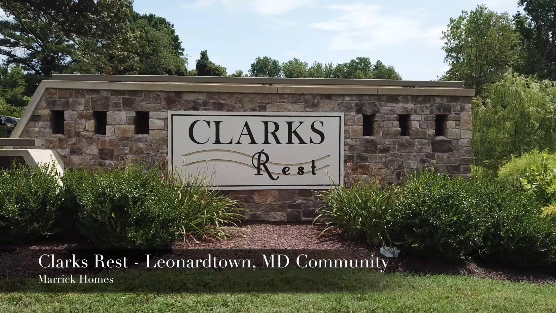 Clarks Rest Leonardtown, MD Marrick Homes on Vimeo