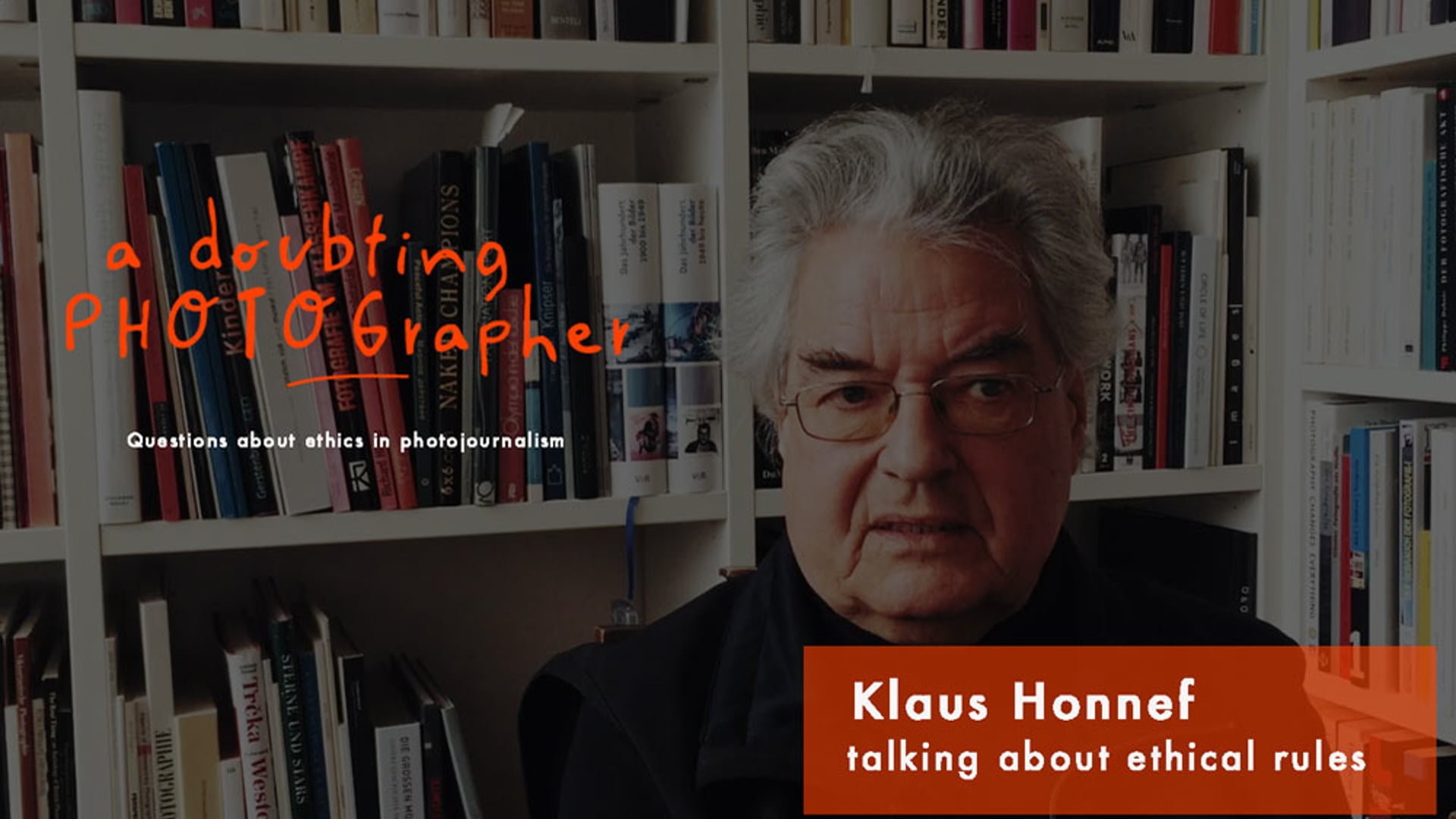 Klaus Honnef: Ethical rules to follow