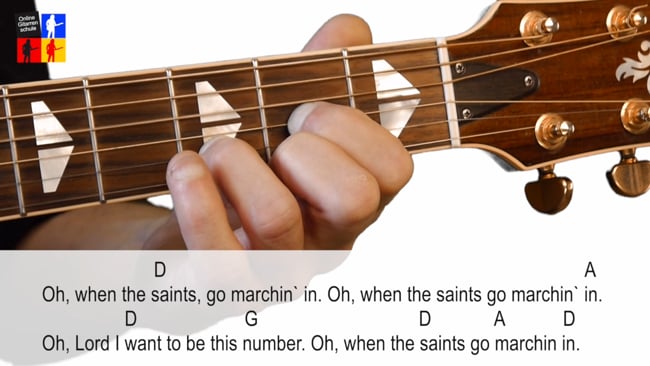 14 Tage Gitarre lernen - Oh, when the saints