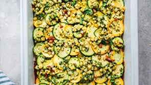 Crispy Zucchini and Corn Casserole