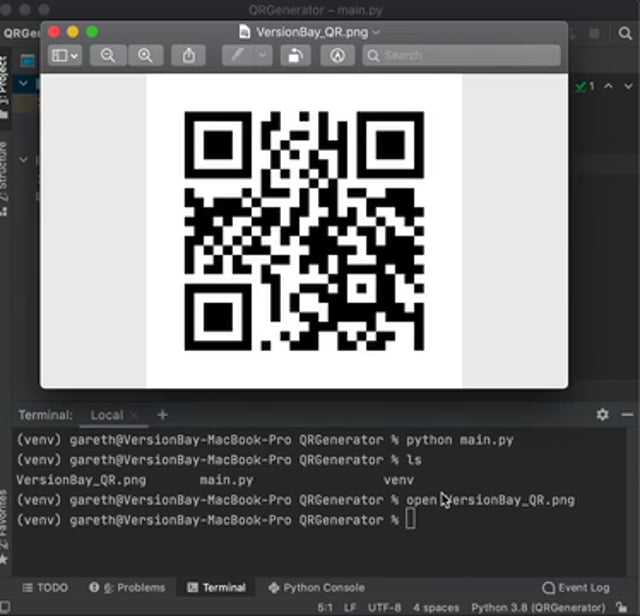Python Tip: Create your own QR Code