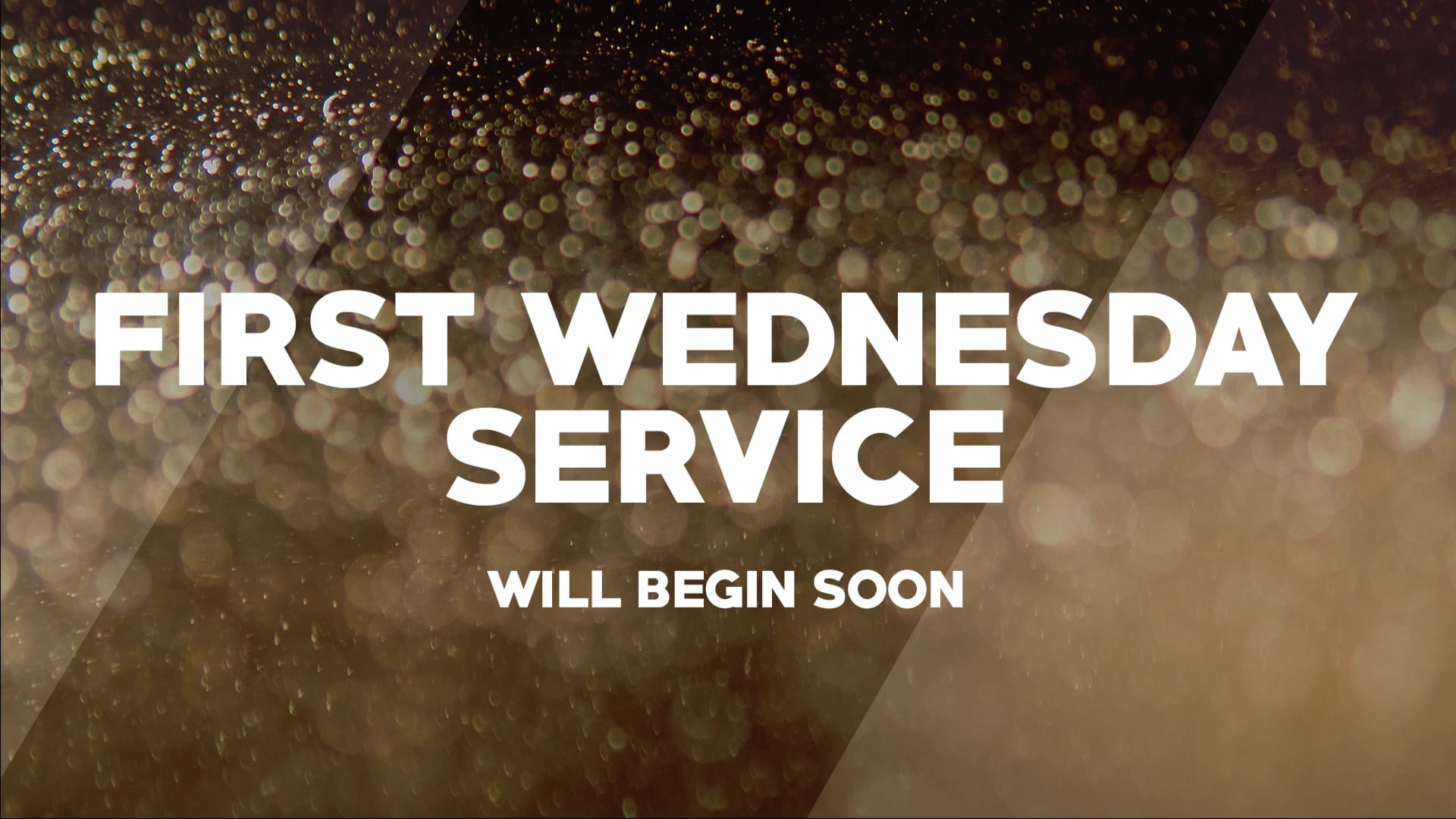 1st Wednesday Worship Experience on Vimeo