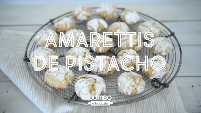 Amarettis de pistacho | Jumbo A la Carta