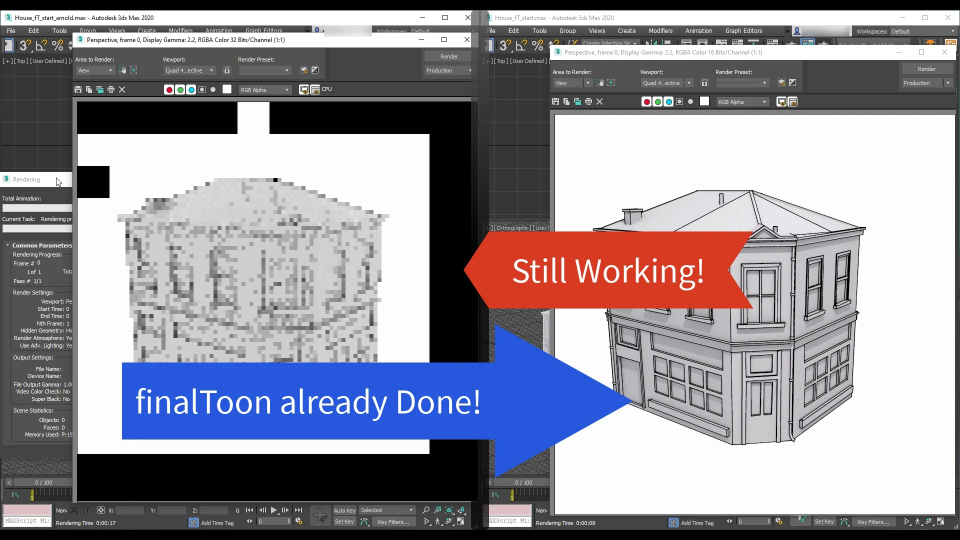 3ds Max: Why FinalToon Is A Better Choice For NPR Over Arnold. On.