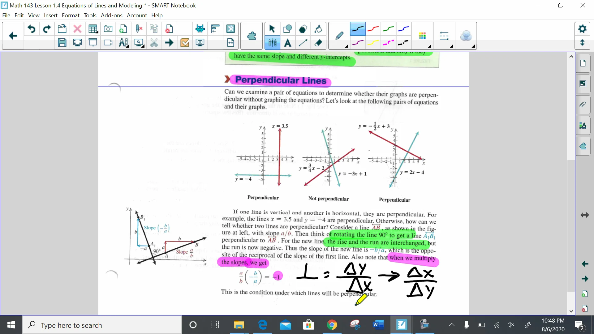 Video Math 143 Lesson 14 Equations of Lines and Modeling on Vimeo