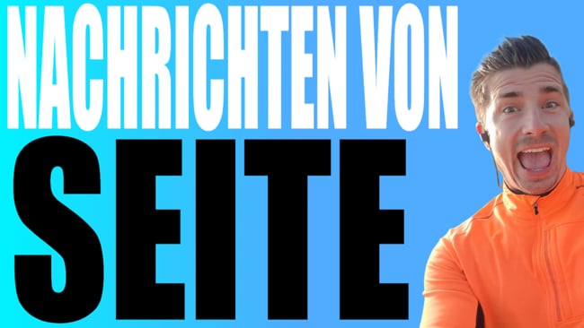 Wie kann ich im Messenger Nachrichten von meiner Seite empfangen?