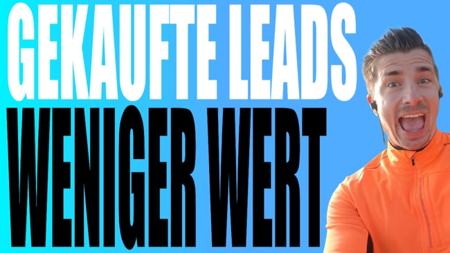 Warum gekaufte Kontakte weniger Wert haben als "organische" Kontakte