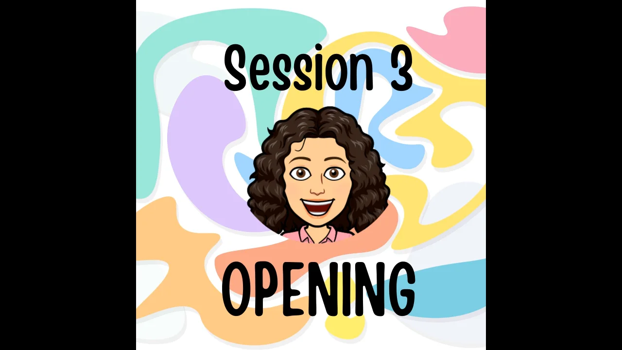 Session 3 Opening on Vimeo