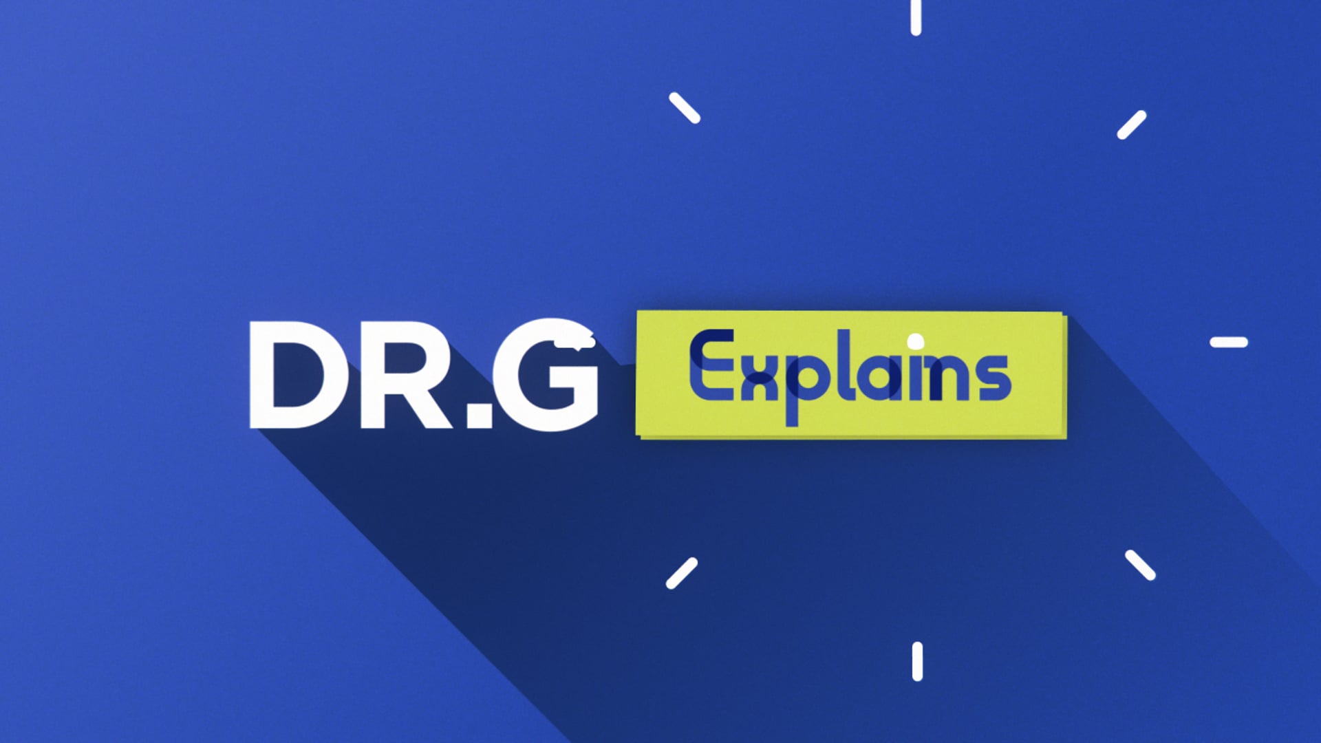 DrG Explains - Intro