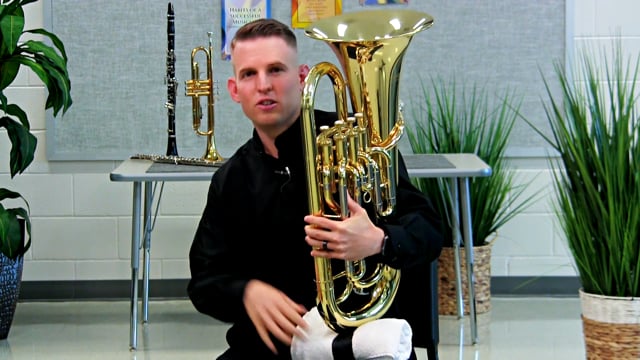 Euphonium Clinic - 05 Holding the Instrument