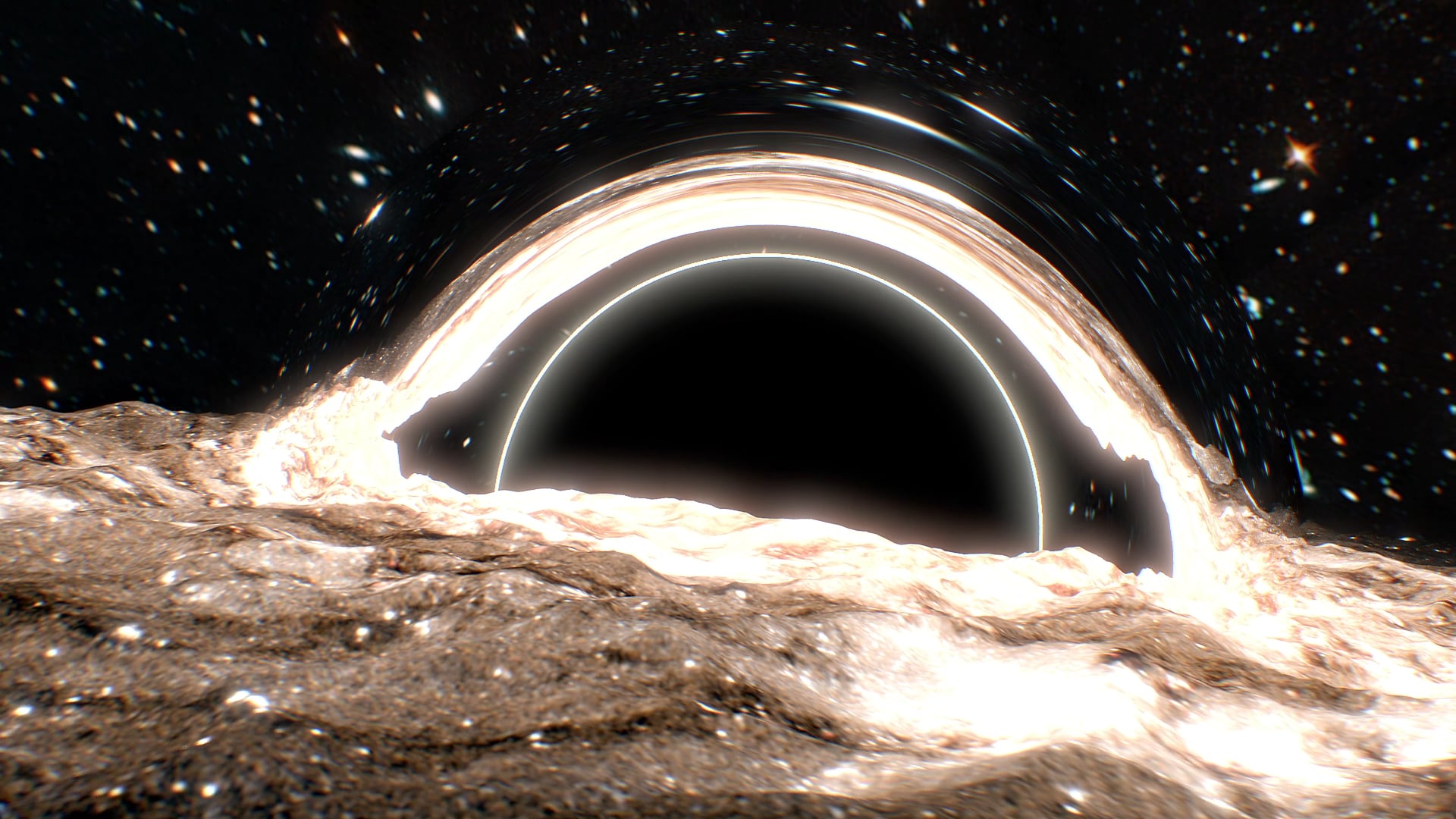 Interstellar Gargantua Black Hole