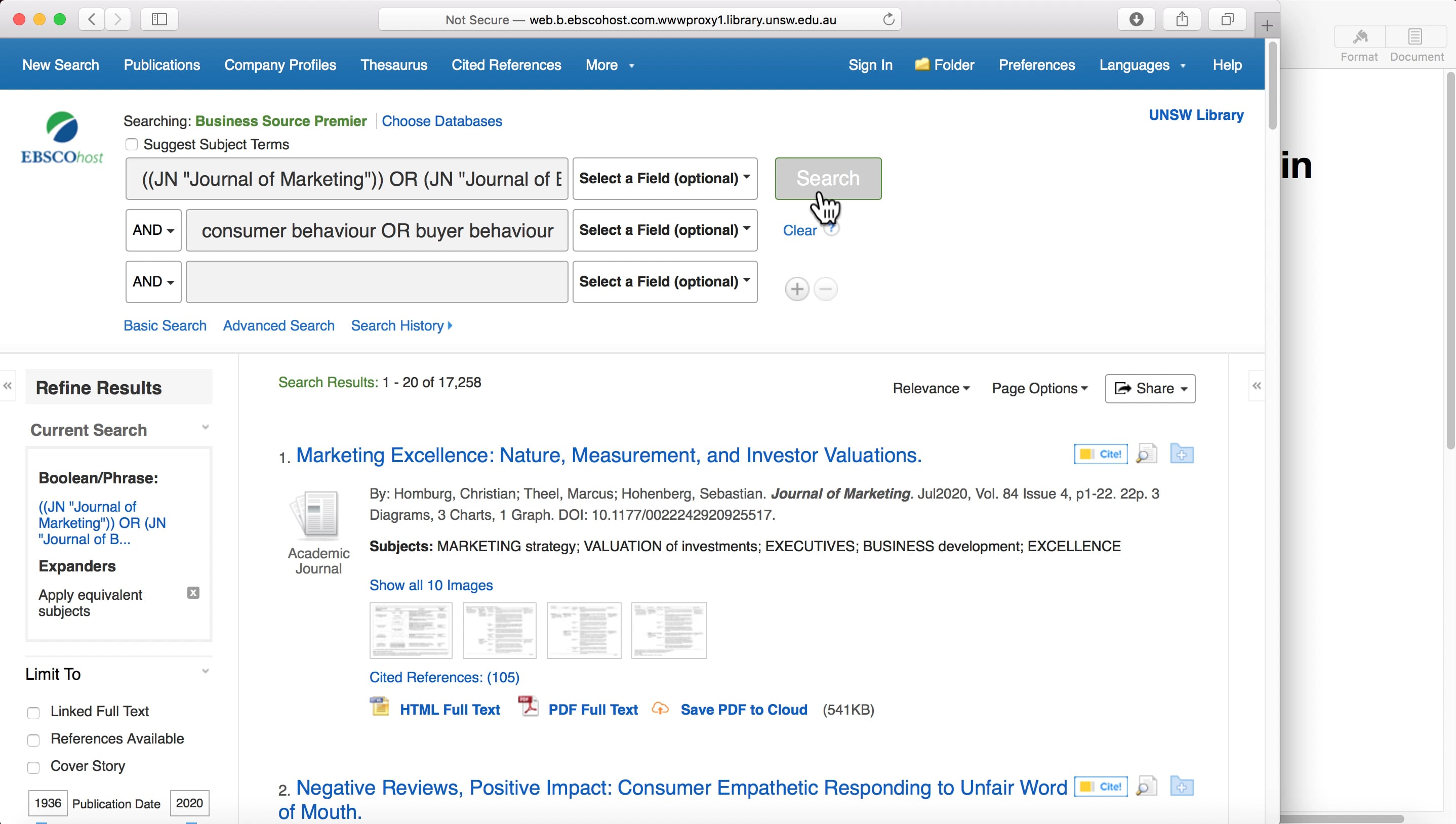 Business Source Premier Publication Journal search on Vimeo