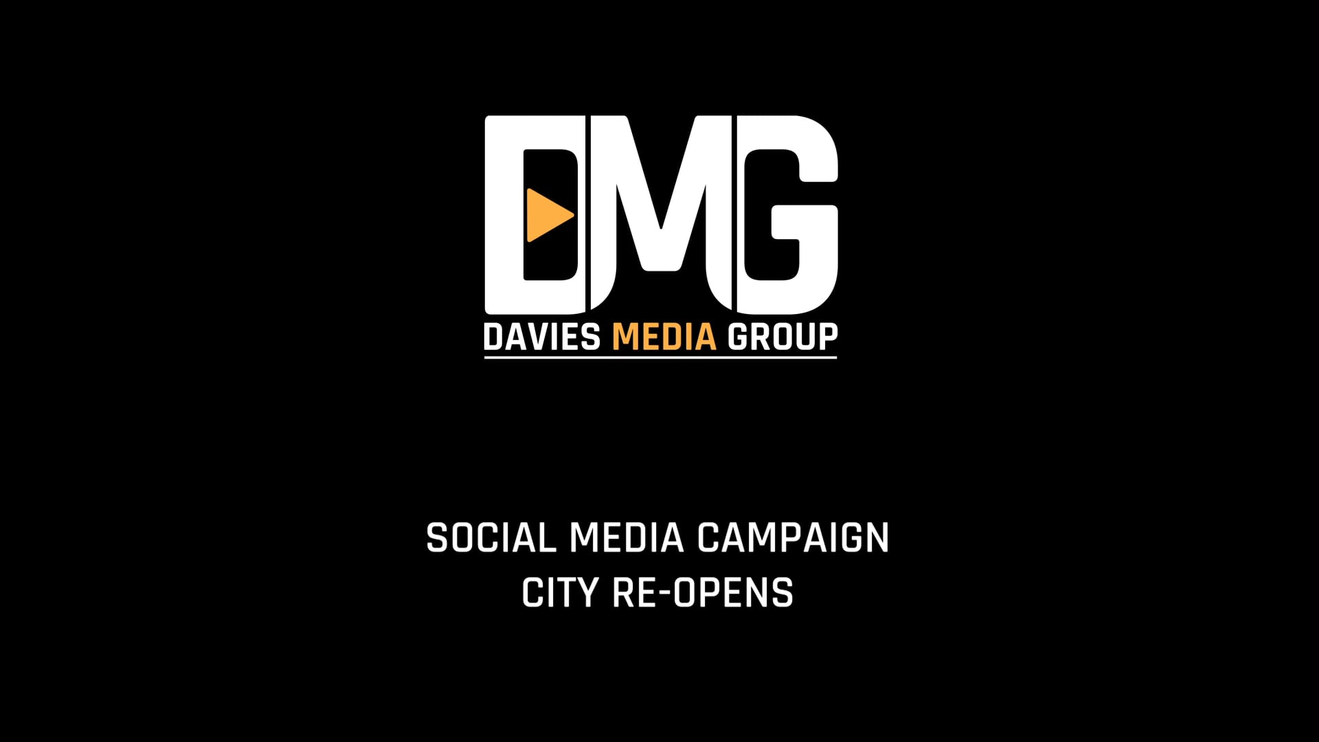 SOCIAL MEDIA CAMPAIGN CITY RE-OPENS