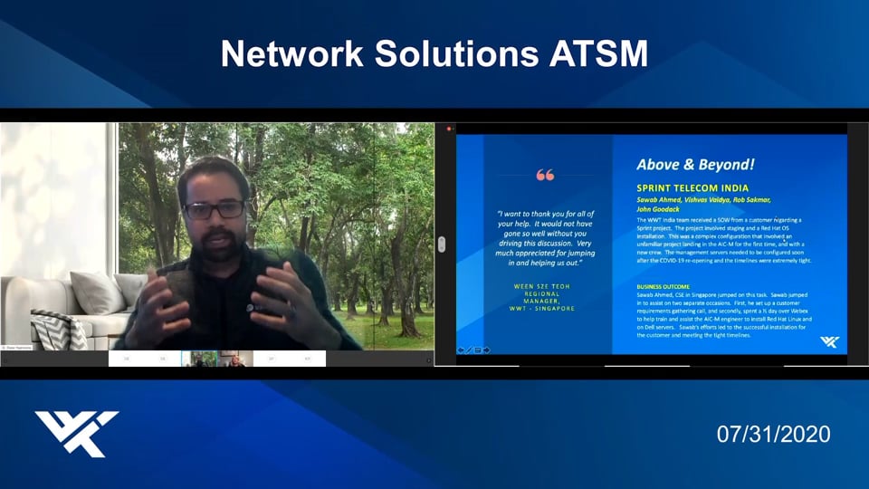 ATSM 07-31-2020 - Network Solutions - Above and Beyond - Sprint India
