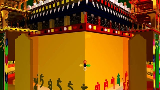 Kālachakra Mandala in 3D