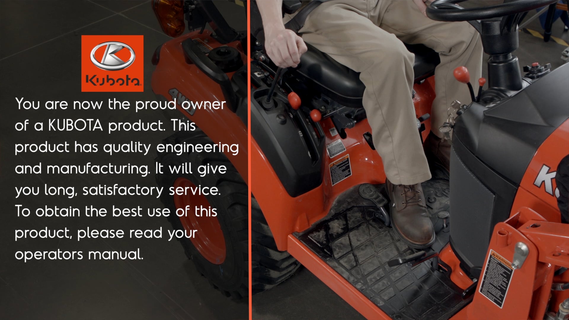 Know Your Kubota BX2380 Tractor Tire Pressure Check on Vimeo