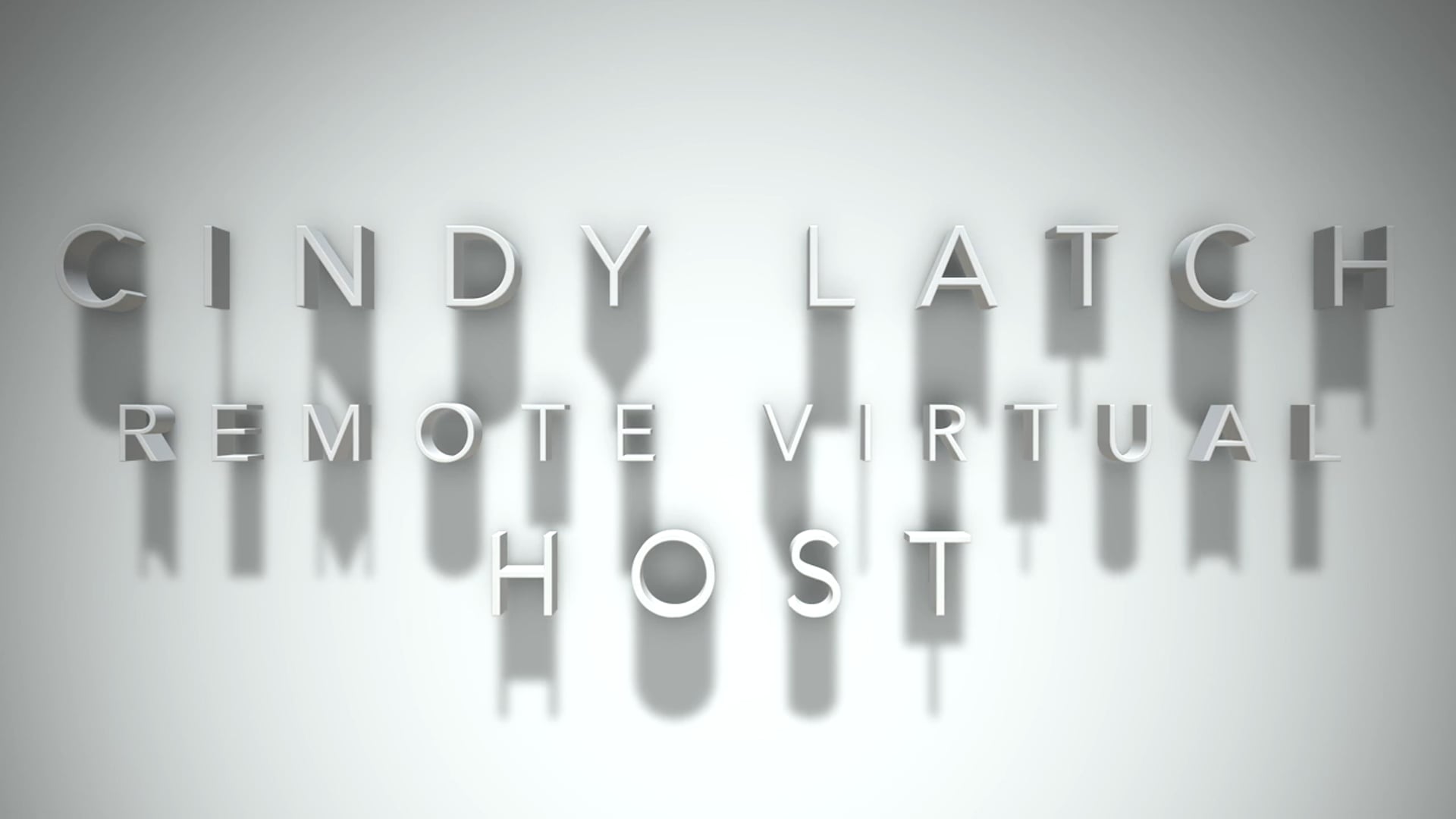 Cindy Latch Remote Event Moderator/Host