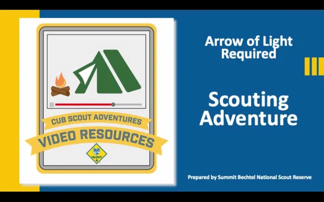 Scouts - Scouts BSA - Arrow of Light - 5th Grade - Page 1 - Casual Adventure